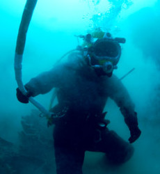 Navy diver