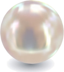 Single pearl closeup