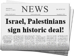 Headline news: two-state deal