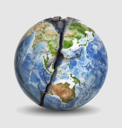 Divided globe