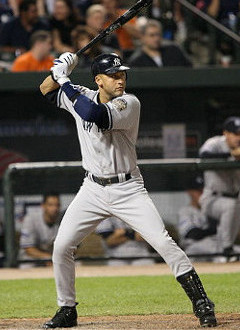 Derek Jeter at bat