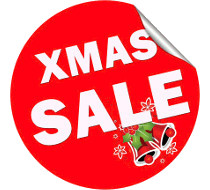 Xmas sale sticker