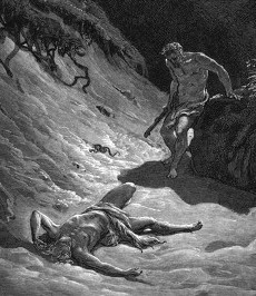 Cain slays Abel