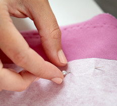 Woman sewing