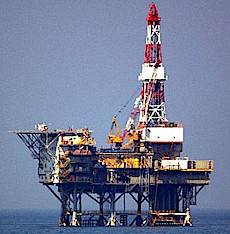 Offshore oil rig