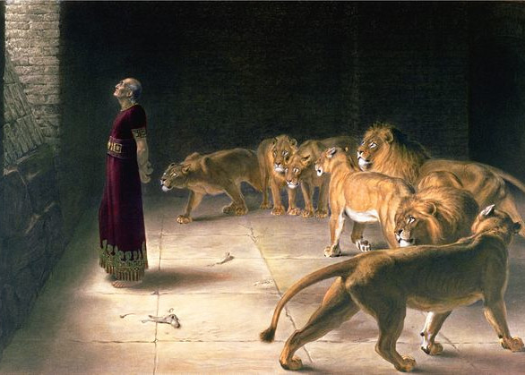 Daniel in the lions' den