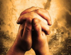 Hands folded in prayer