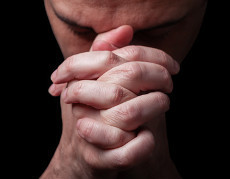 Man praying