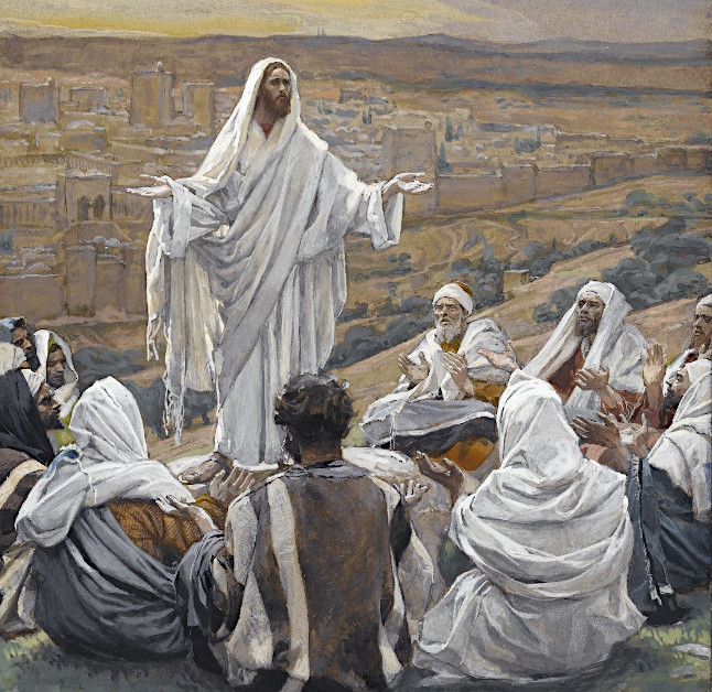 Jesus teaching the disciples