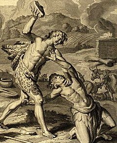 Cain slays Abel