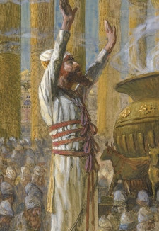 Solomon Dedicates the Temple at Jerusalem