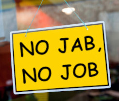 No jab, no job