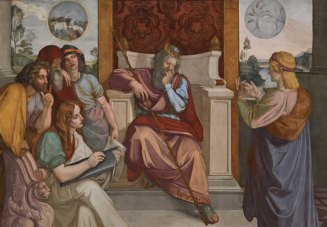 Joseph interprets Pharaoh's dream