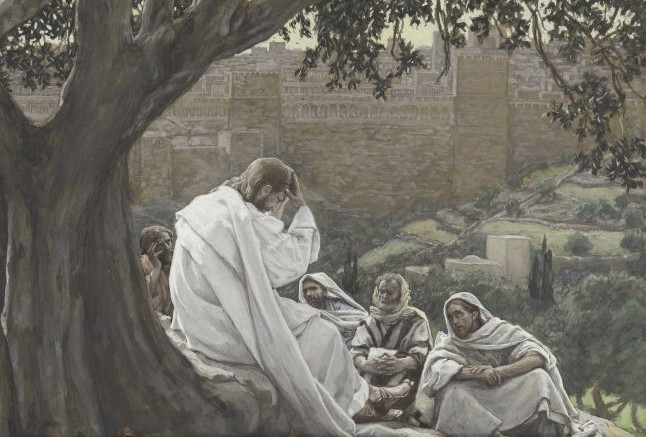 Jesus on the Mount of Olives