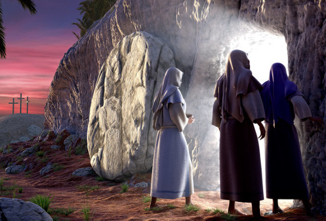 The women at the empty tomb