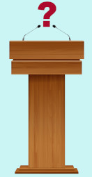 Empty podium