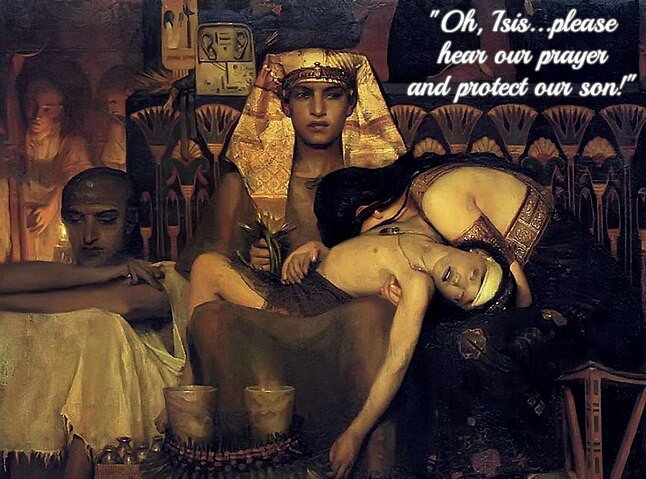 Death of Pharaoh's son