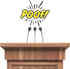Empty podium